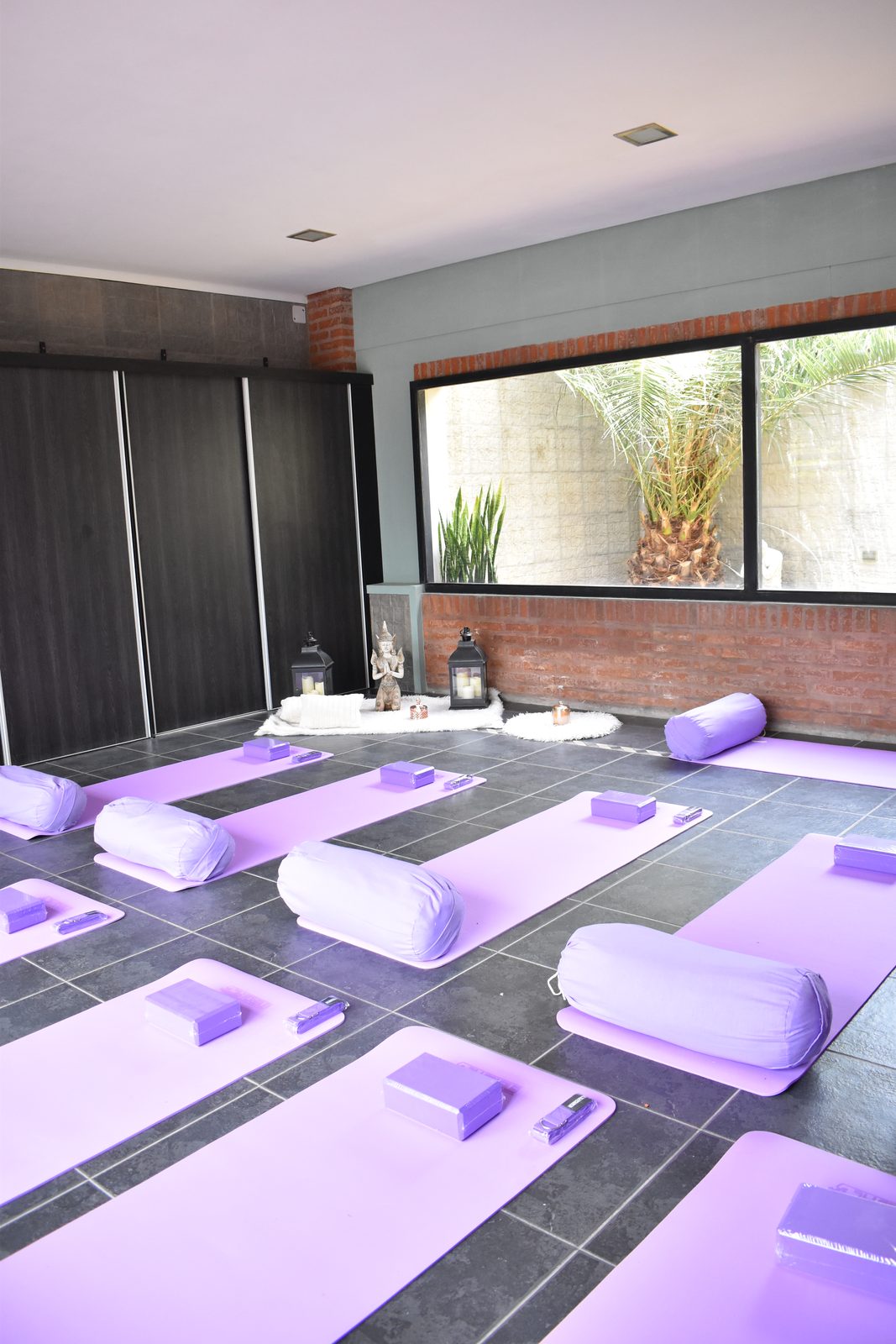 Sala de yoga de Casa Amatista